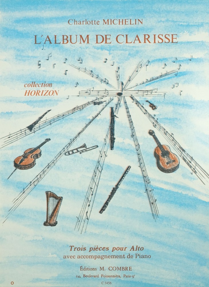 L'Album de Clarisse. Trois pièces, für Bratsche und Klavier