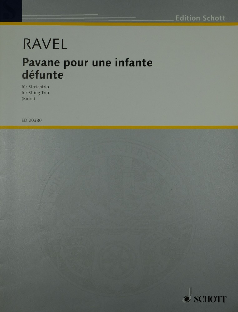 Pavane pour une infante défunte, arrangiert für Bratsche und Klavier