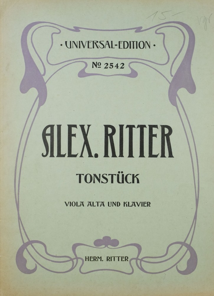 Tonstück d-moll, für Bratsche und Klavier (H. Ritter)