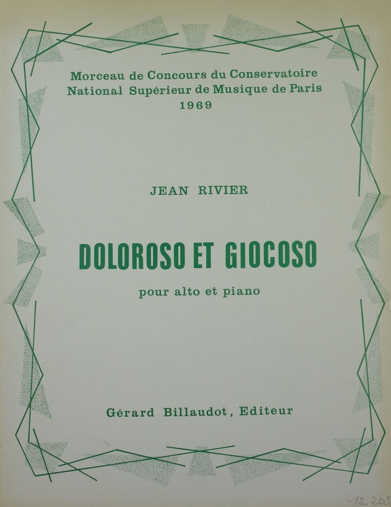 Doloroso et Giocoso, für Bratsche und Klavier