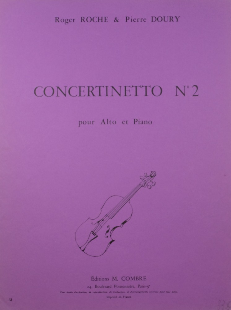 Concertinetto 2, für Bratsche und Orchester