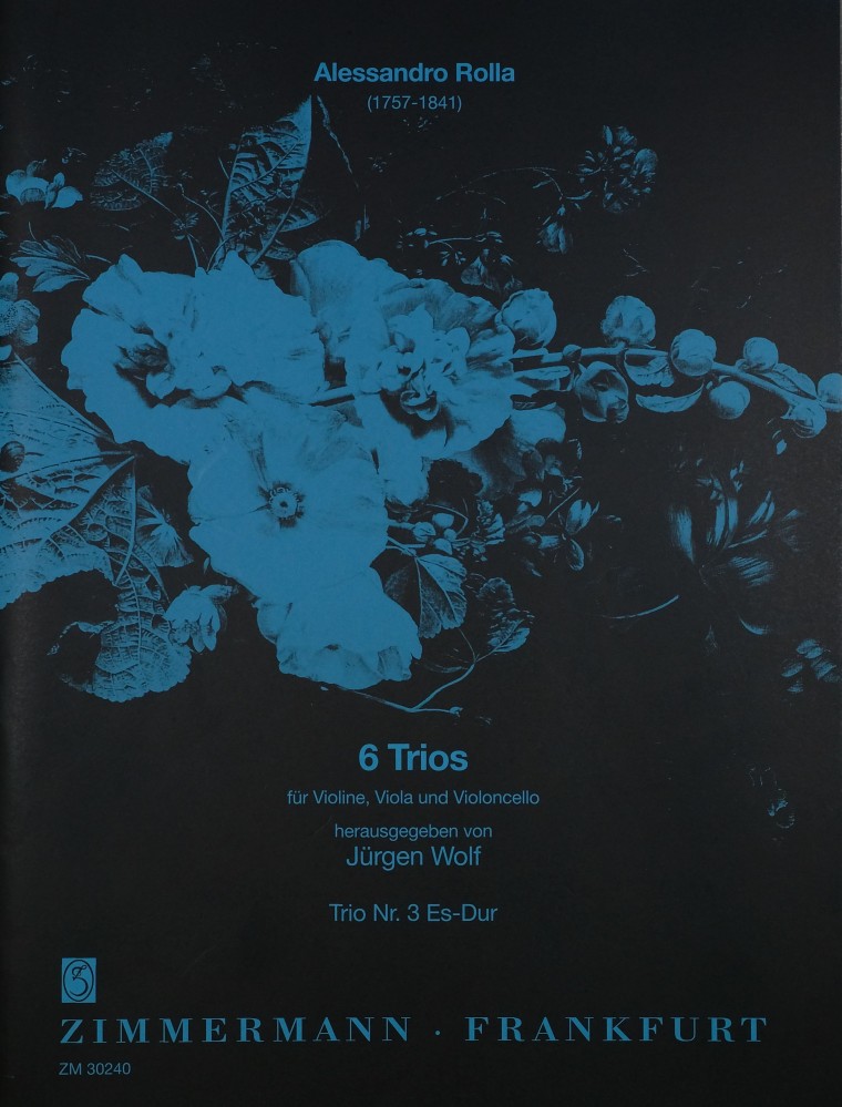 Trio Es-dur (Nr. 3), für Violine, Bratsche und Violoncello