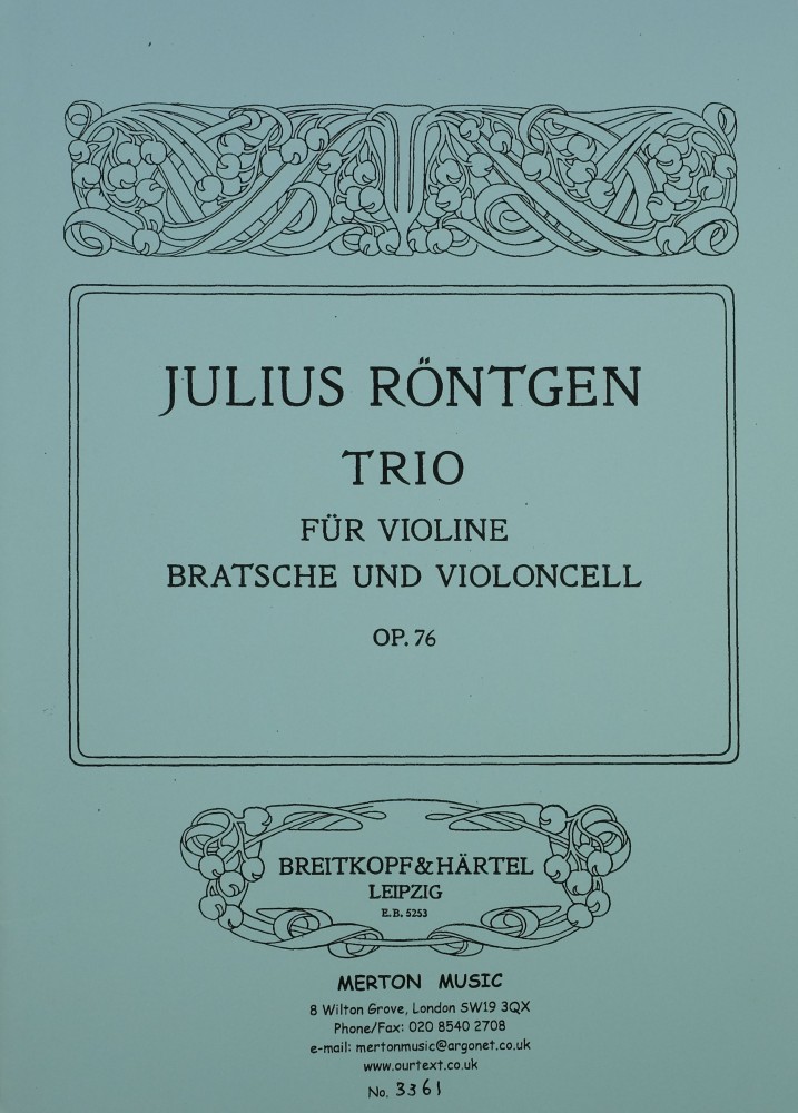 Trio D-dur, op. 76, für Violine, Bratsche und Violoncello