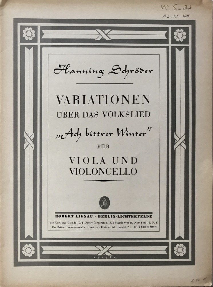 Variationen für Bratsche und Violoncello