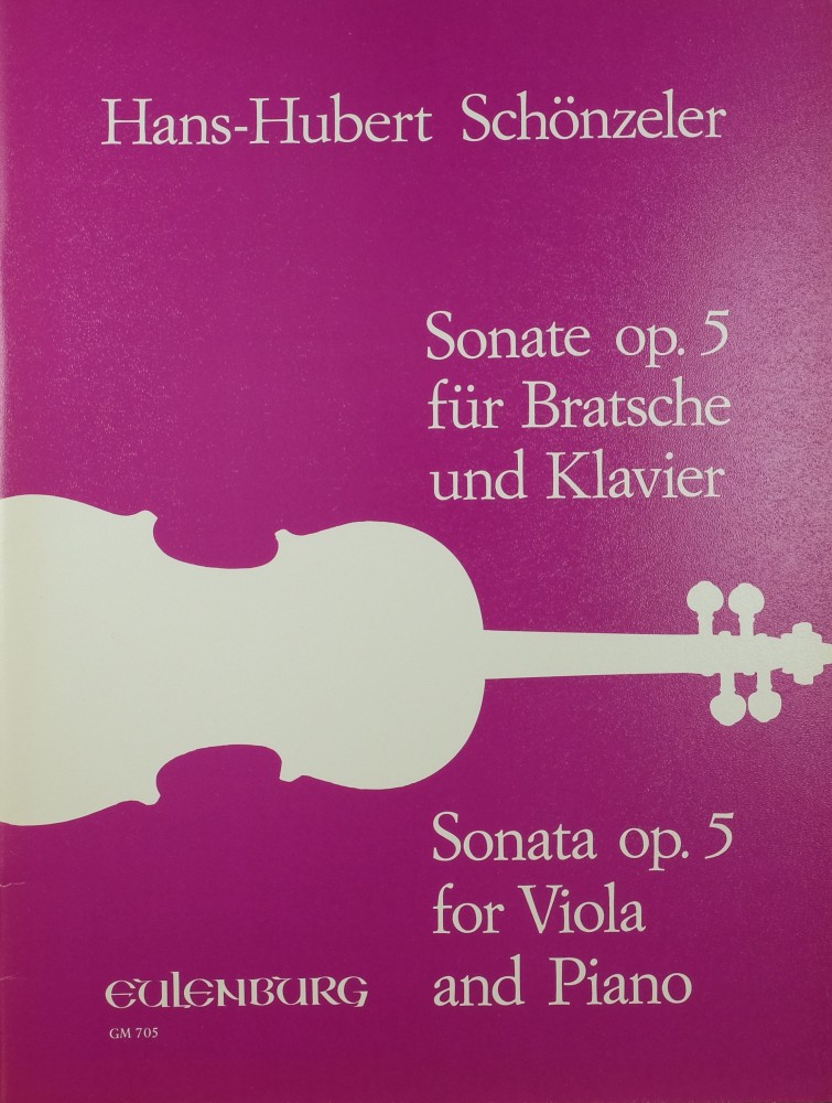 Sonate, op. 5, für Bratsche und Klavier