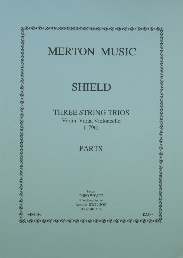 3 Trios (Es/D/A), für Violine, Bratsche und Violoncello