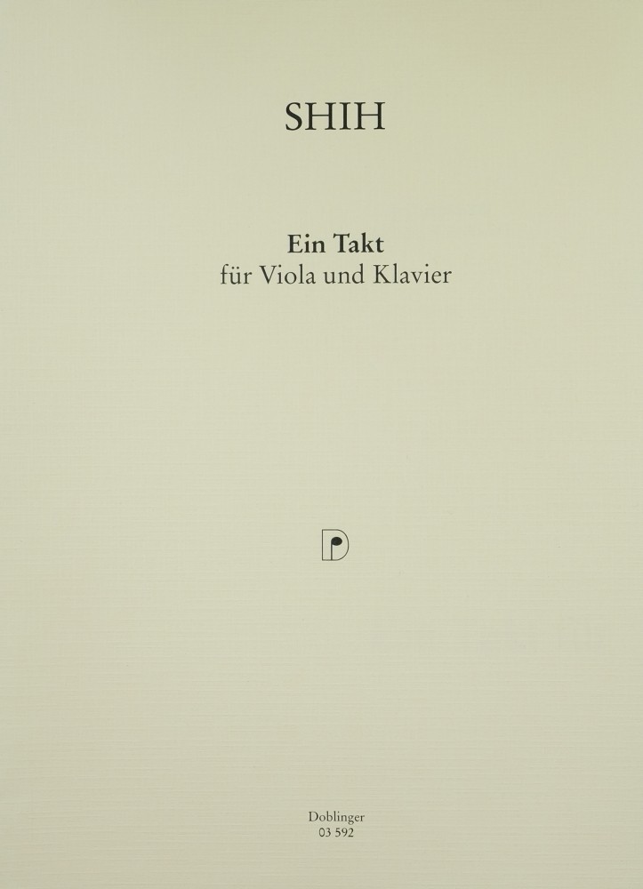 Ein Takt, for Viola and Piano
