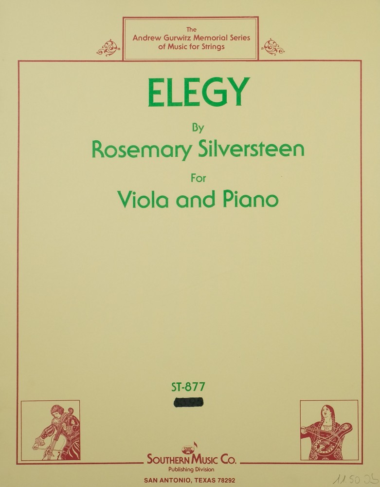 Elegy, für Bratsche (Violoncello) und Klavier