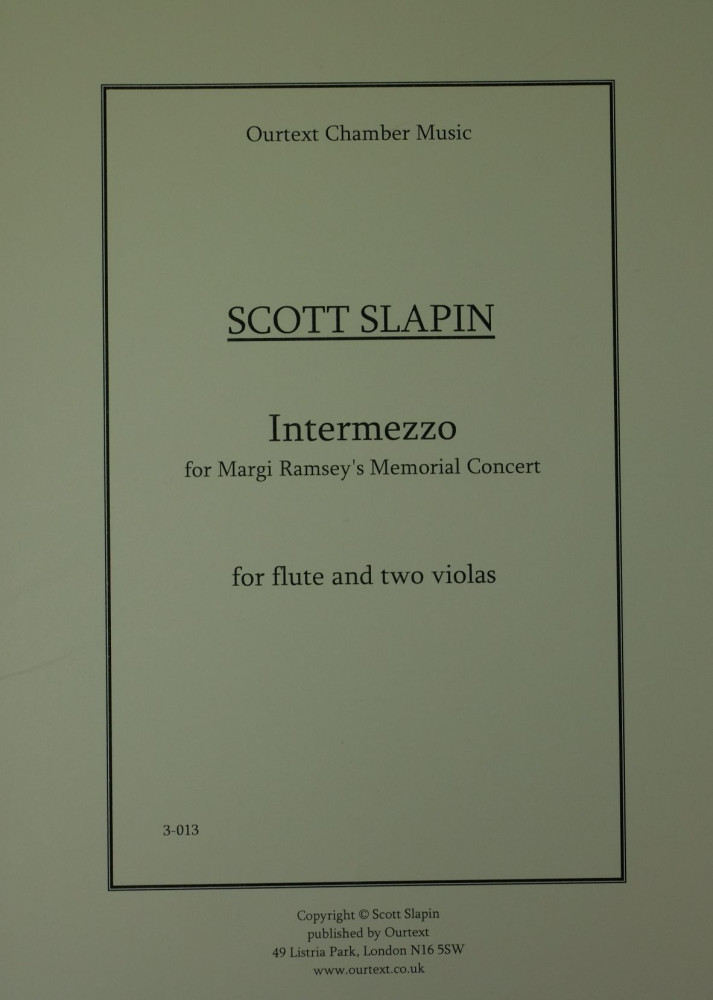 Intermezzo, für Flöte und 2 Bratschen
