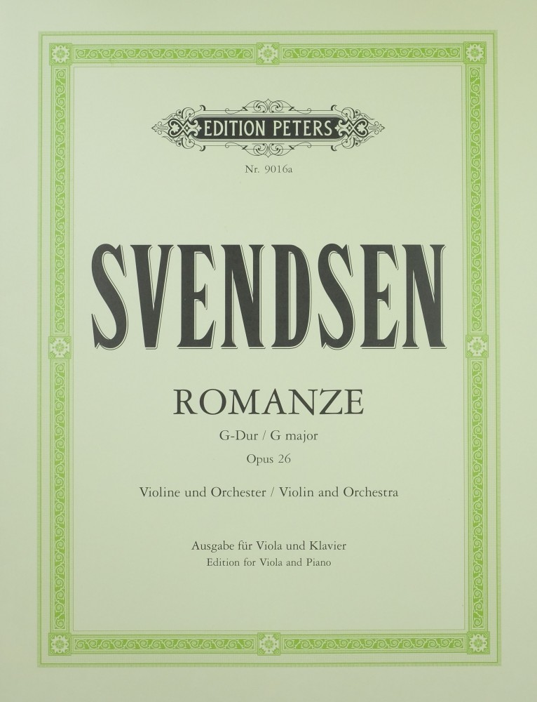 Romanze G-dur, op. 26, für Violine und Orchester, arrangiert für Bratsche und Klavier