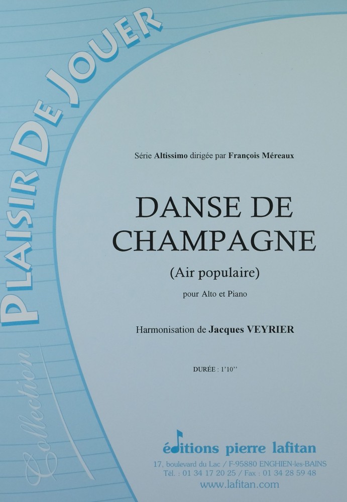 Danse de champagne, für Bratsche und Klavier