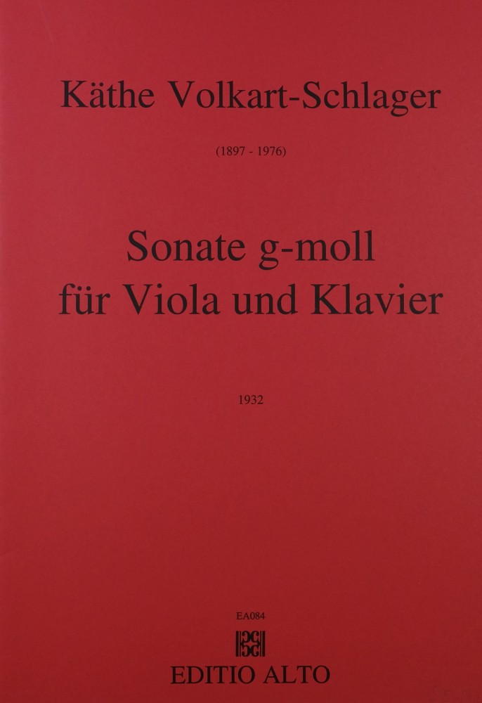 Sonate g-moll, für Bratsche und Klavier