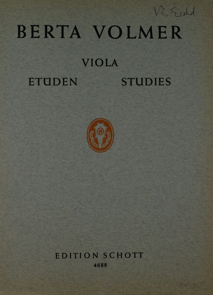 Méthode d'Alto Volume 1 , for Viola
