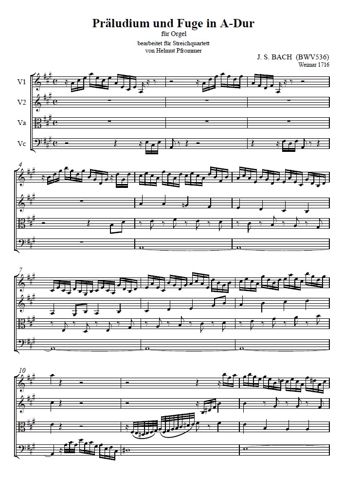 20 Präludien aus den 48 Präludien and Fugen, arranged for Violin and Viola