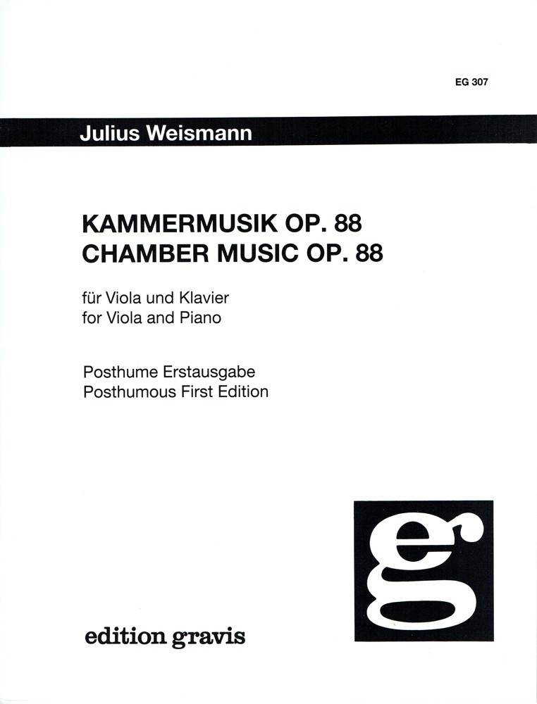Kammermusik, op. 88, für Bratsche und Klavier