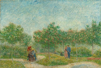 Garden with Courting Couples: Square Saint-Pierre Vincent van Gogh